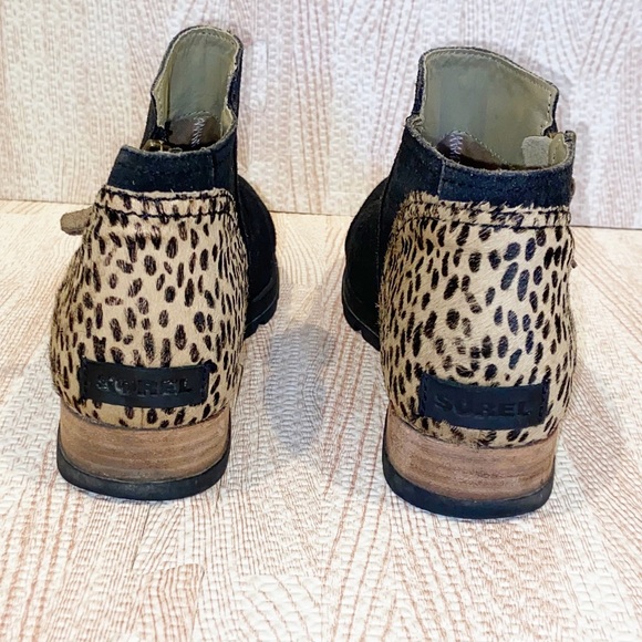 Sorel Major Low Cheetah Waterproof Ankle Booties - Picture 6 of 9
